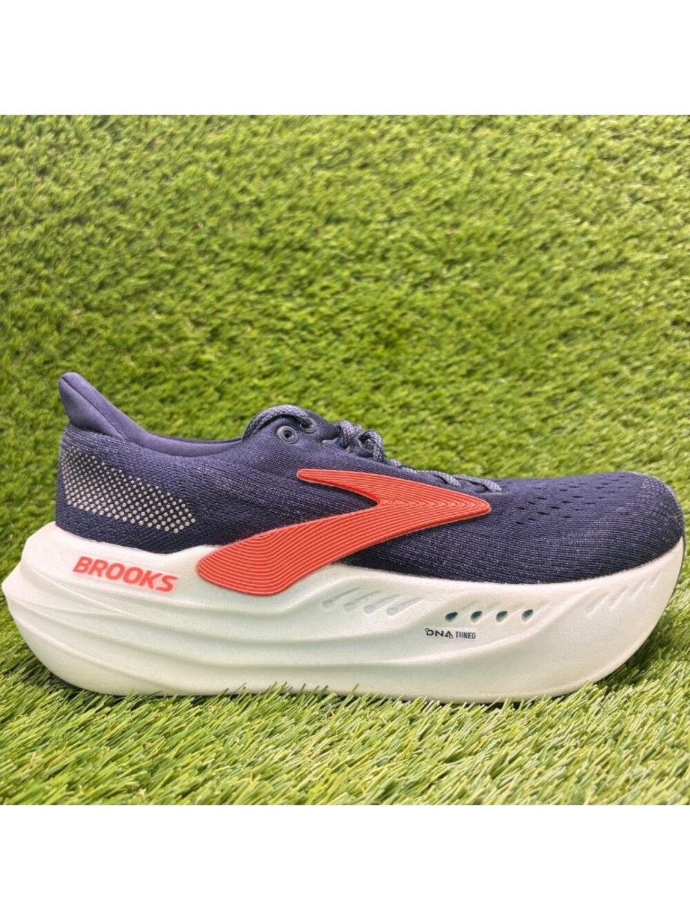 Brooks Gylcerin Max Womens Size 9.5 Blue White Athletic Running Shoes Sneakers